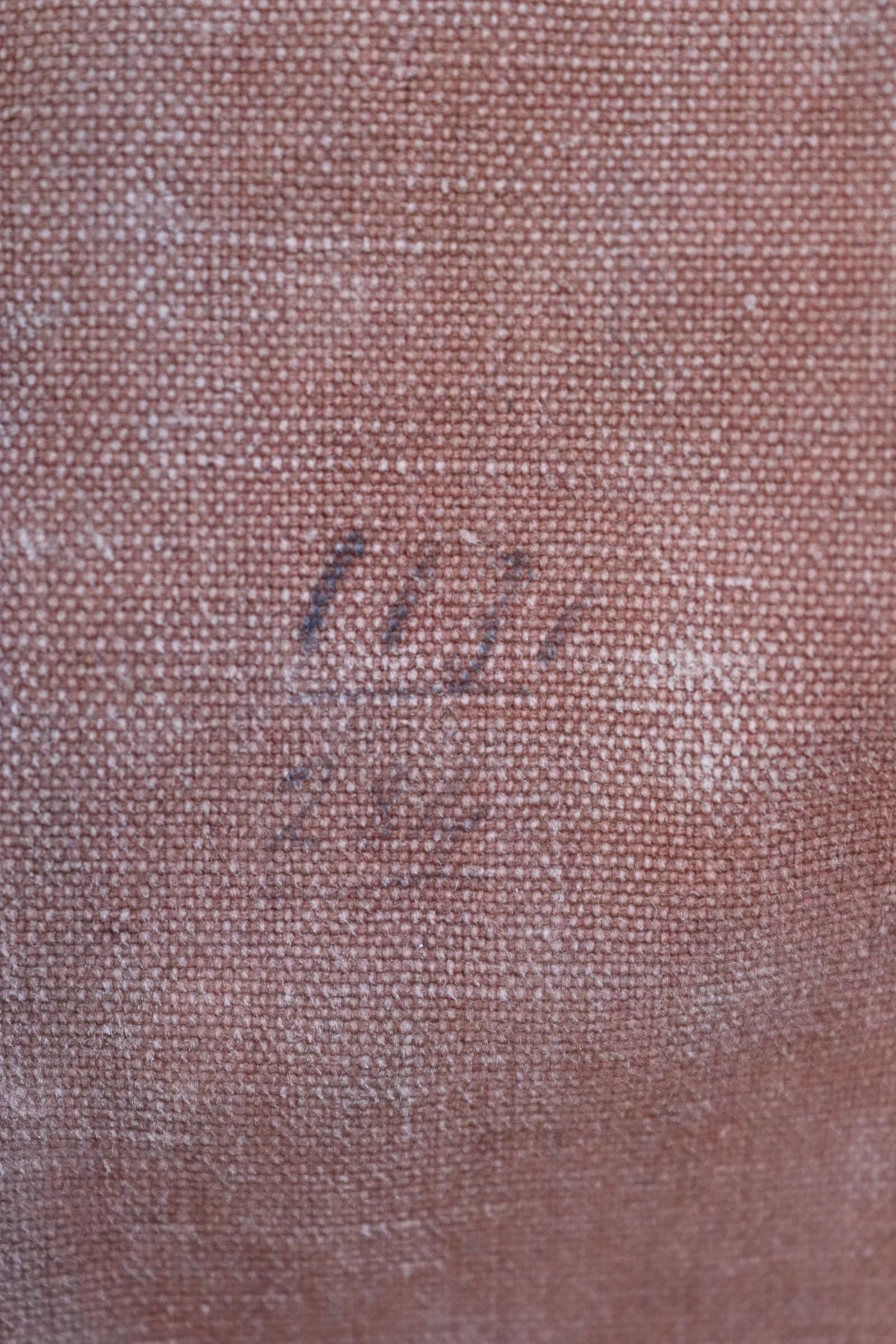 Vintage 1940s Swedish army medical bag - WW2 military shoulder bag - brown canvas leather cross body