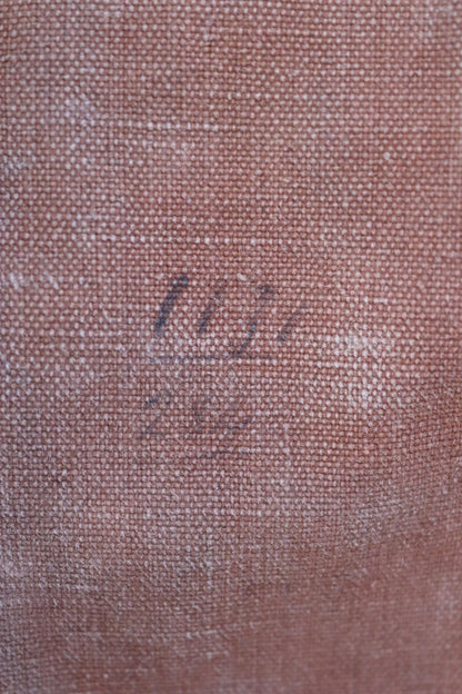 Vintage 1940s Swedish army medical bag - WW2 military shoulder bag - brown canvas leather cross body