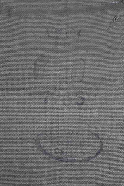 Vintage 1960s Swedish motorcycle jacket - green cotton canvas - military despatch rider - 48” chest - motorjacka