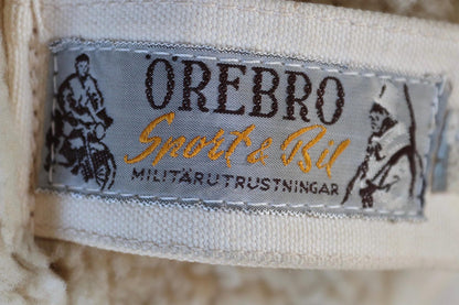 Vintage 1940s Swedish Livpäls sheepskin coat - military greatcoat - 50” chest