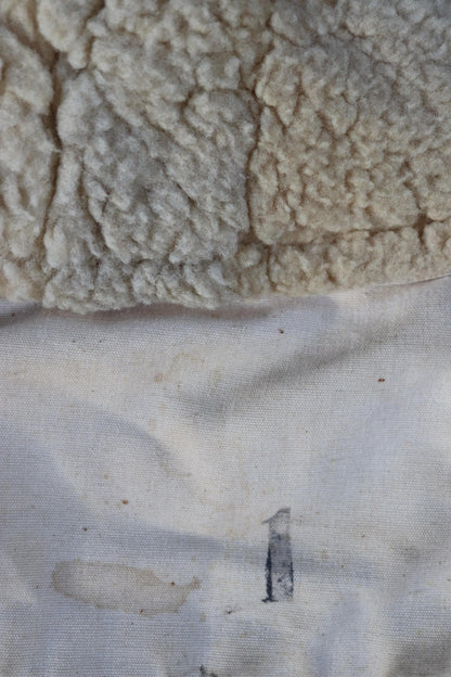 Vintage 1940s Swedish Livpäls sheepskin coat - military greatcoat - 50” chest