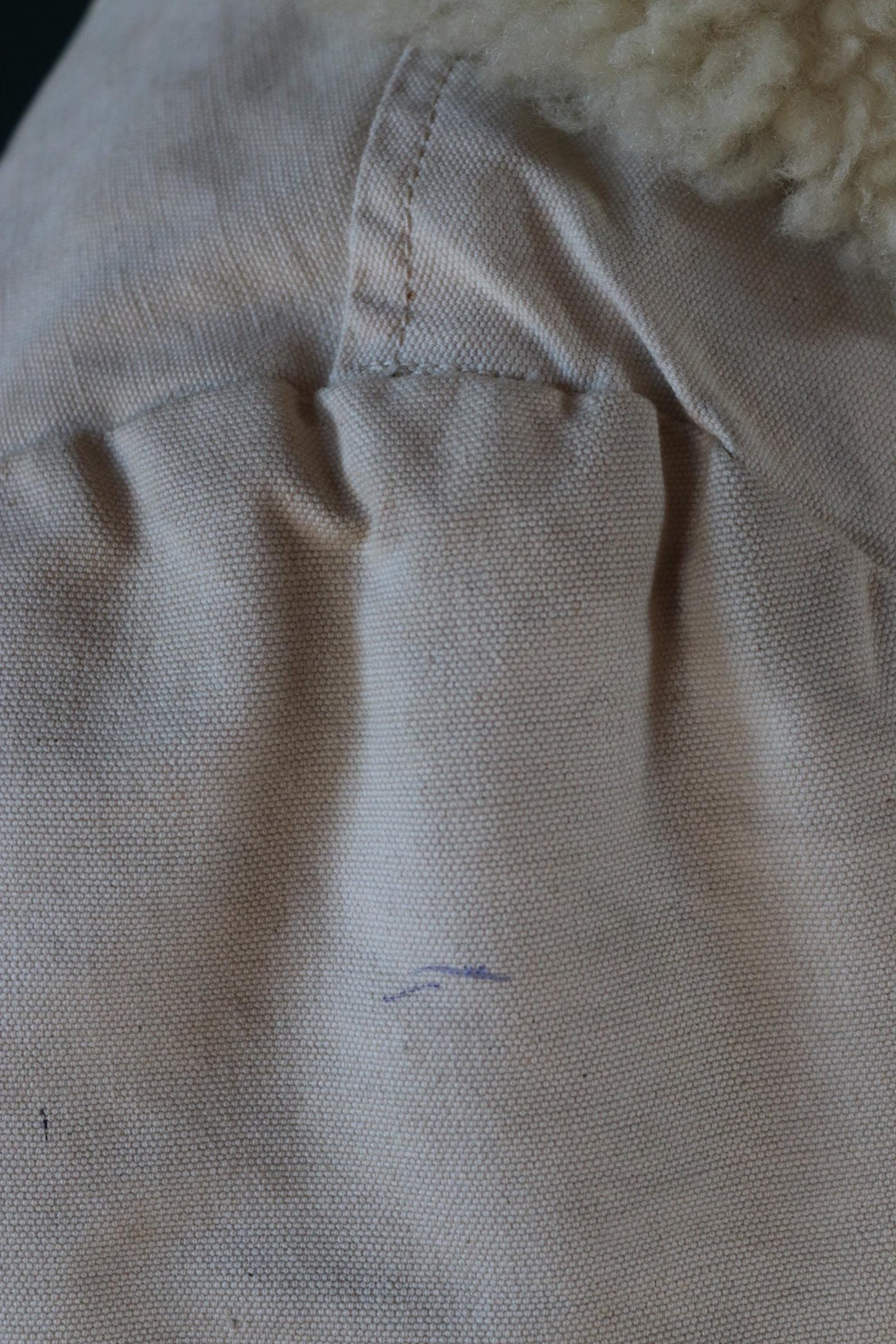 Vintage 1940s Swedish Livpäls sheepskin coat - M1944 - military greatcoat - 47” chest