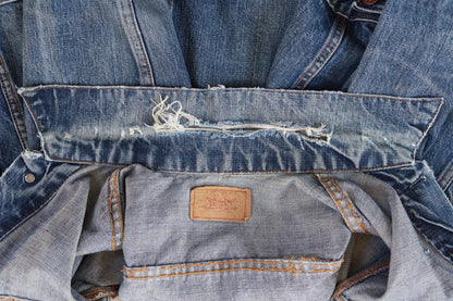 Vintage 1970s Levis big E denim jacket - Levi Strauss red tab - type 3 - trucker workwear - 36” chest