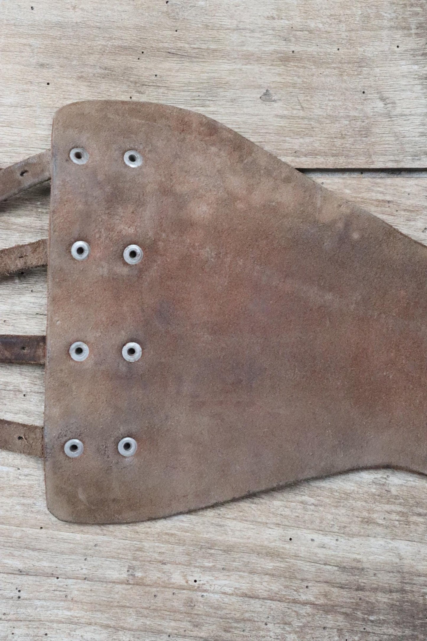 Vintage 1940s brown leather kidney belt - Swedish military dispatch rider - WW2 motorcycle - 31” 32” 34”