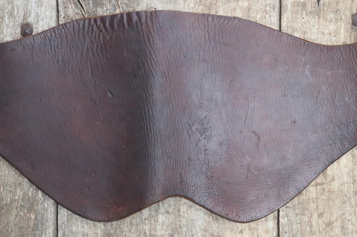 Vintage 1940s brown leather kidney belt - Swedish military dispatch rider - WW2 motorcycle - 31” 32” 34”