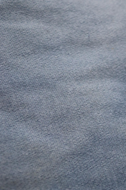 Vintage 1940s French workwear trousers - blue moleskin chore pants - buckle back - darned and repaired - 33” x 25”