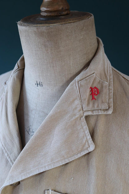 Vintage 1920s French postman jacket - antique workwear - 38” chest