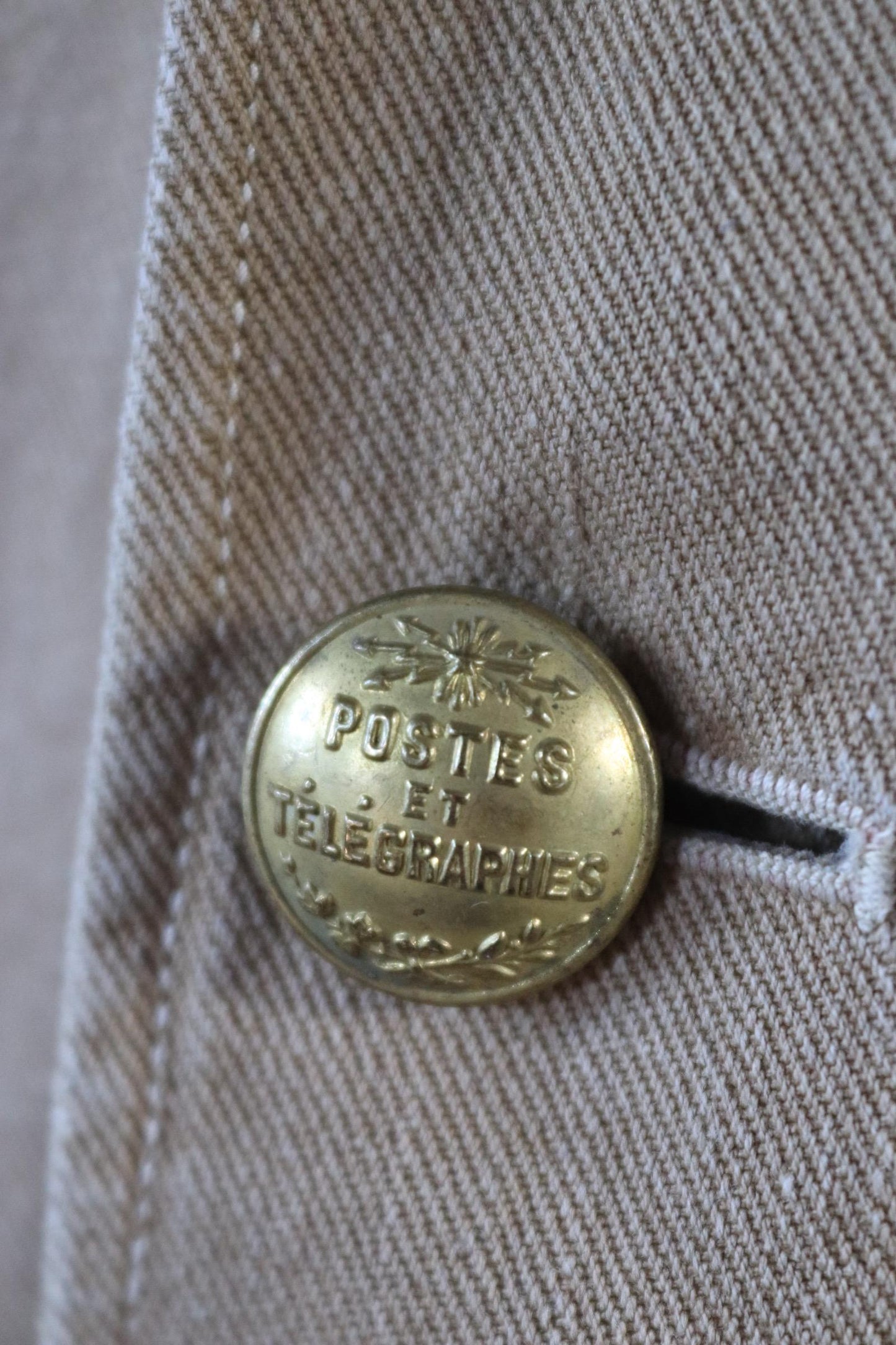 Vintage 1920s French postman jacket - antique workwear - 38” chest