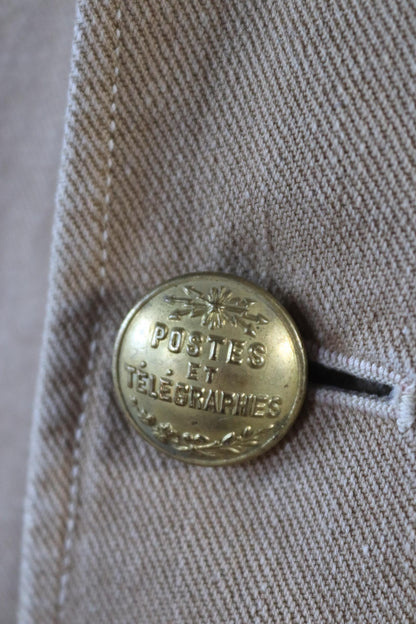 Vintage 1920s French postman jacket - antique workwear - 38” chest
