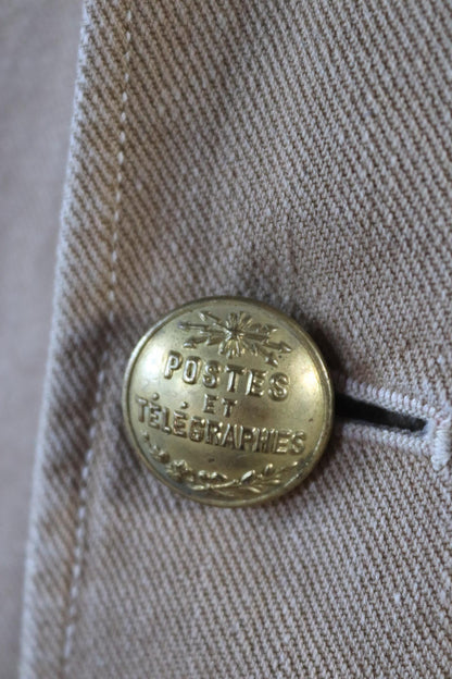 Vintage 1920s French postman jacket - antique workwear - 38” chest