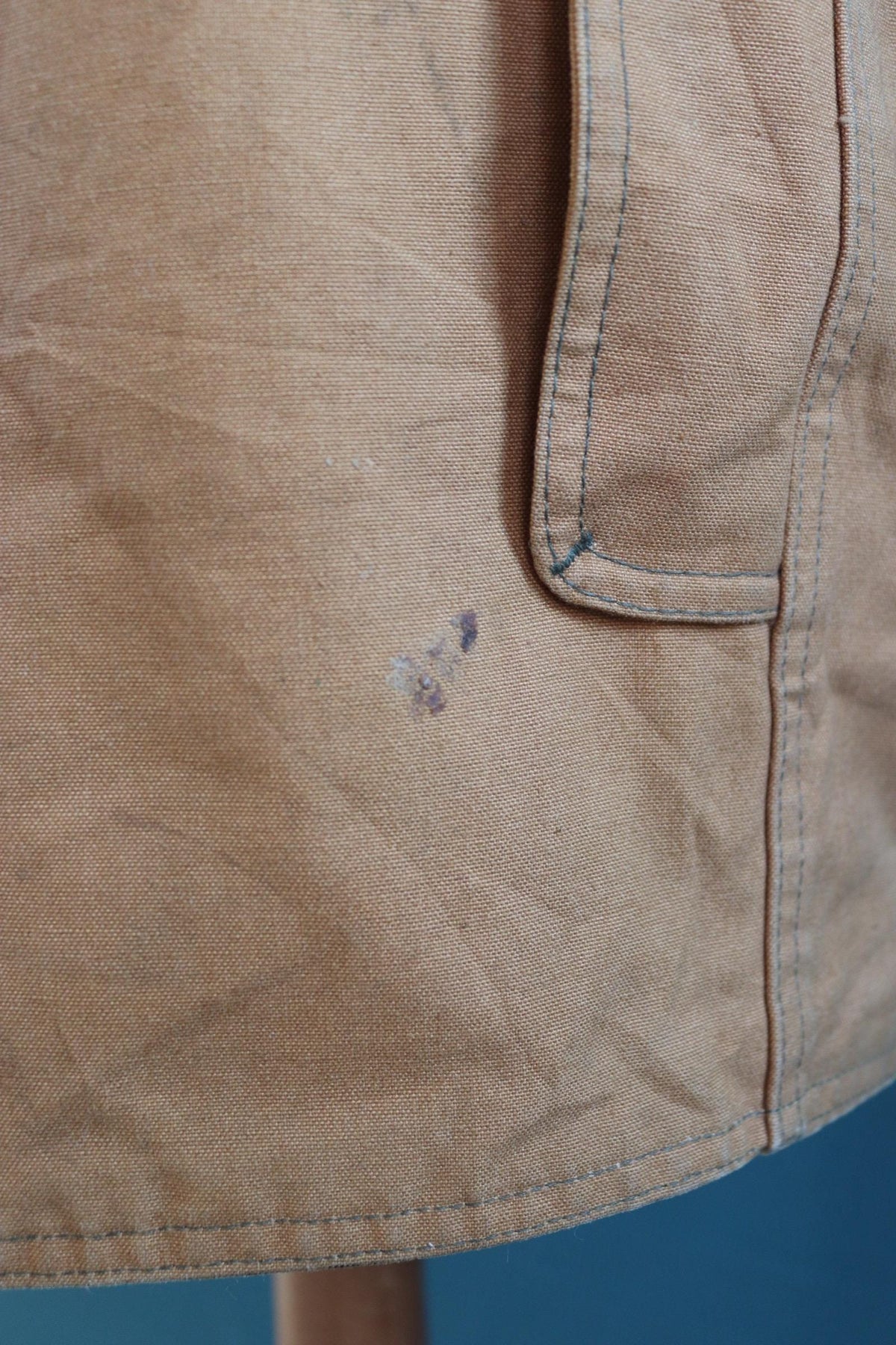 Vintage 1990s LL Bean utility jacket - canvas workwear coat - 51" chest