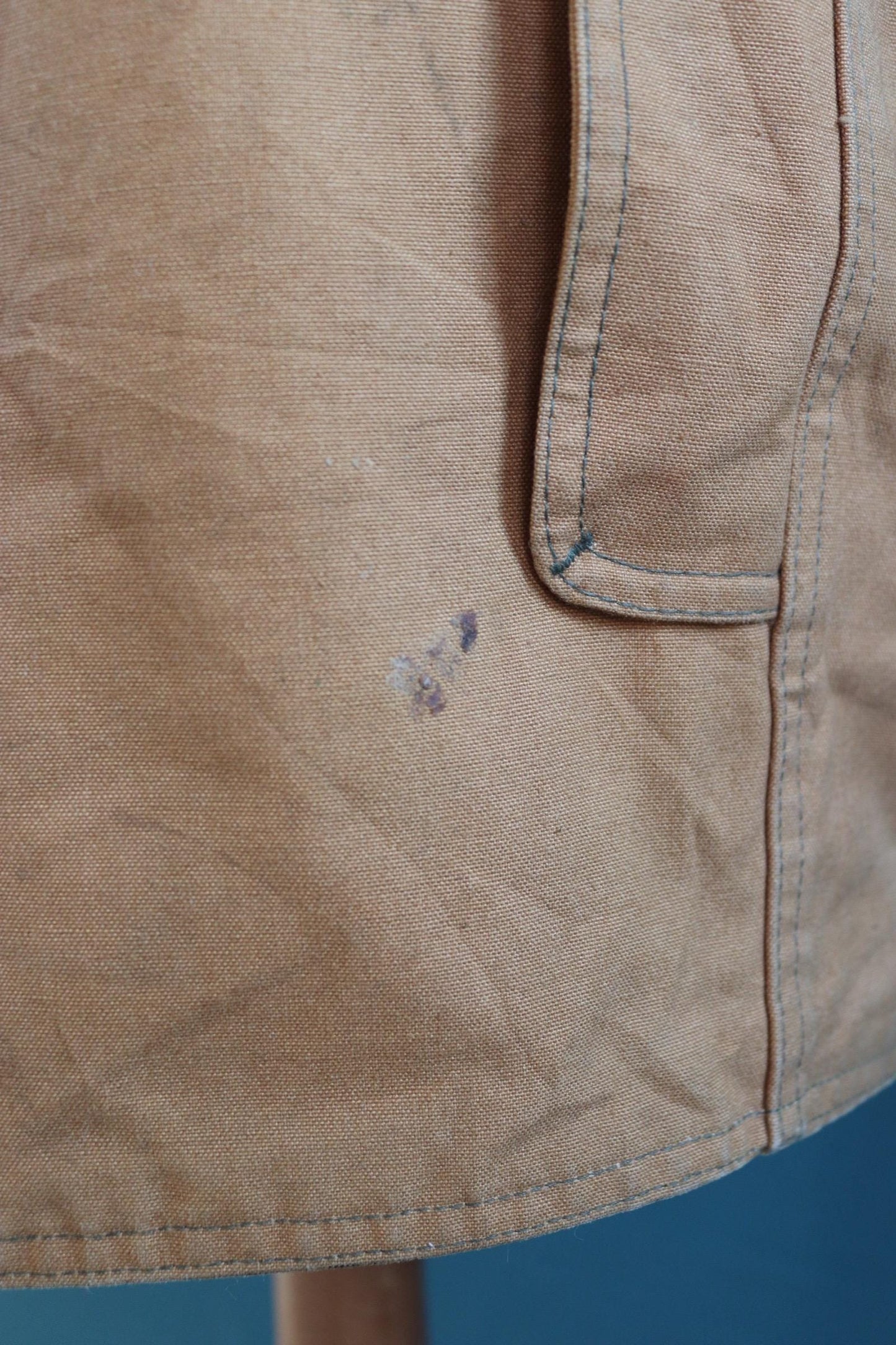 Vintage 1990s LL Bean utility jacket - canvas workwear coat - 51" chest