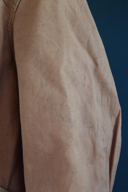 Vintage 1990s LL Bean utility jacket - canvas workwear coat - 51" chest