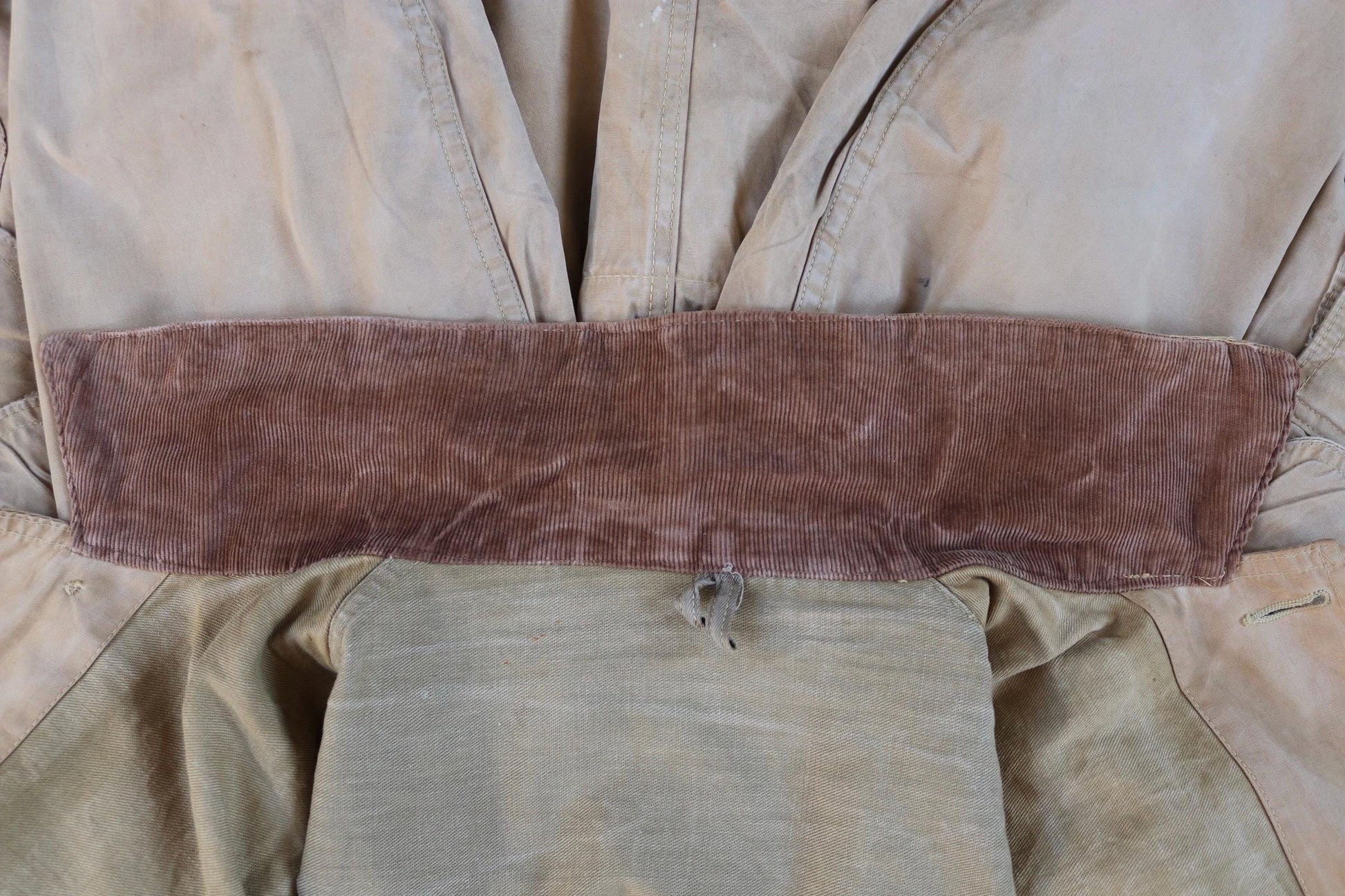 Vintage 1960s canvas workwear jacket - utility chore coat - 46" chest