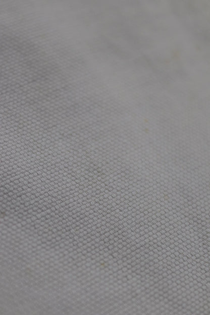 Vintage 1920s French white linen trousers - buckle back pants - 31” x 30”