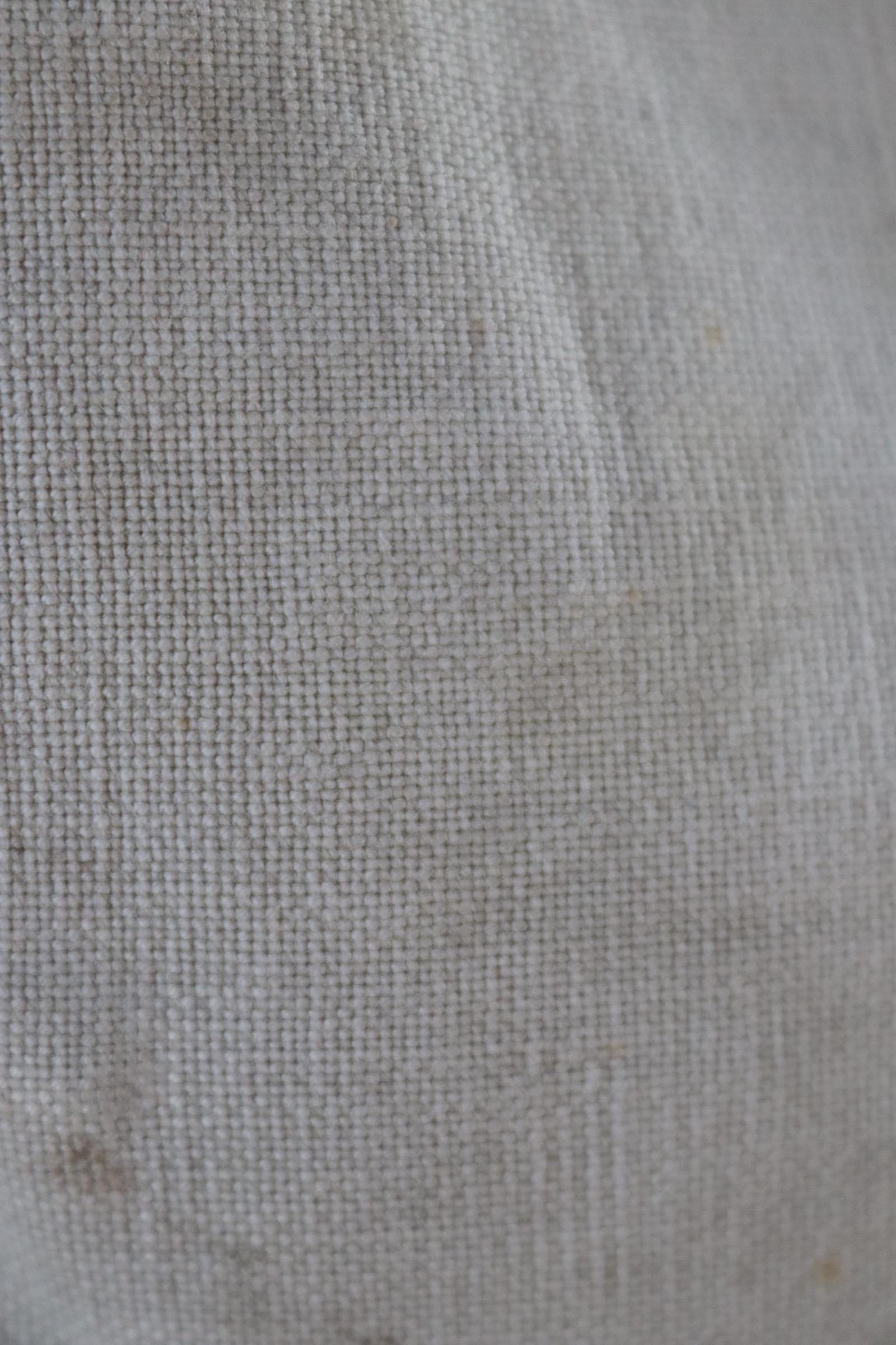 Antique WW1 military bag - Swedish army musette - cotton cross body bread bag - mattornist