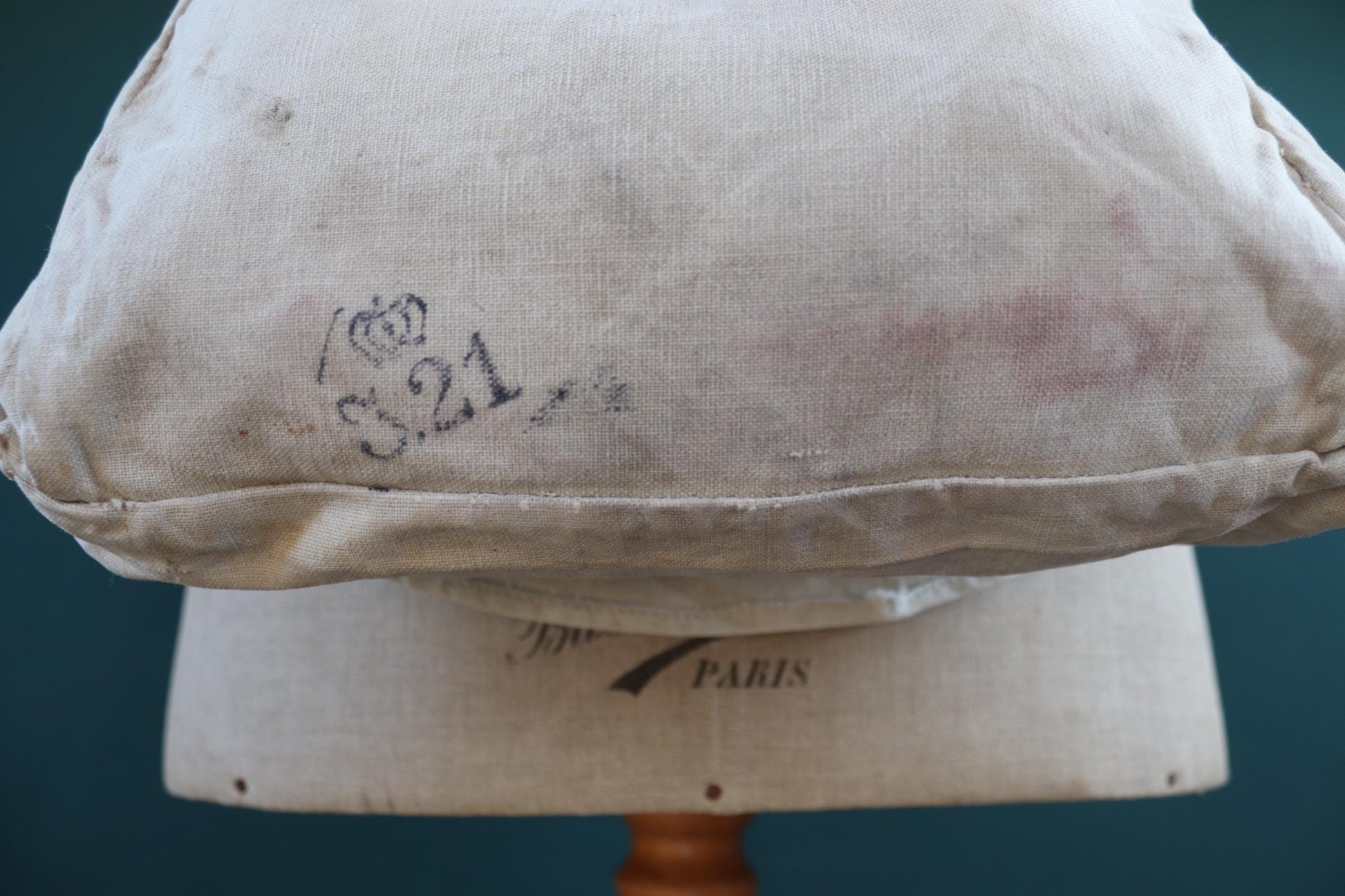 Antique WW1 military bag - Swedish army musette - cotton cross body bread bag - mattornist