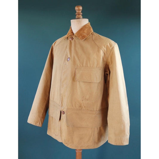 Vintage 1930s Duxbak Utica hunting jacket - duck cotton chore coat - American workwear - 53” chest