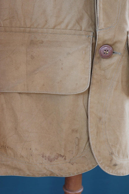 Vintage 1930s Duxbak Utica hunting jacket - duck cotton chore coat - American workwear - 53” chest