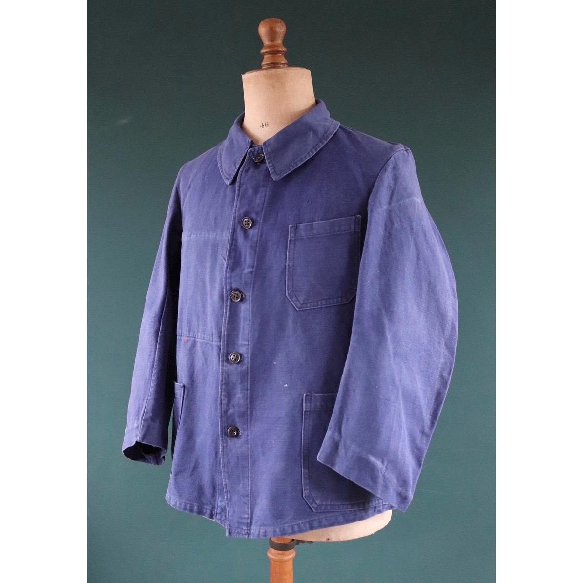 Vintage 1930s French workwear jacket - 1940s chore coat - 43” chest