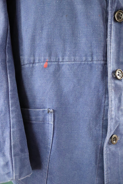 Vintage 1930s French workwear jacket - 1940s chore coat - 43” chest
