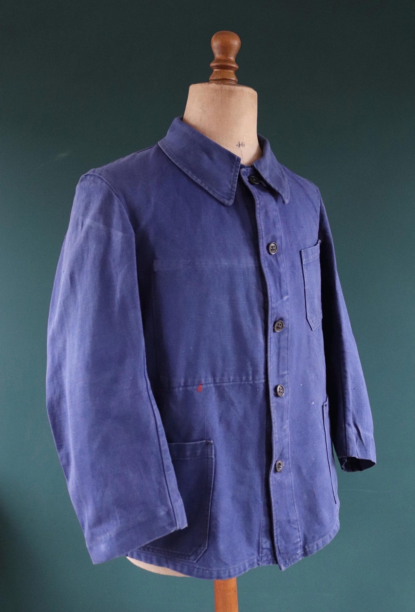 Vintage 1930s French workwear jacket - 1940s chore coat - 43” chest