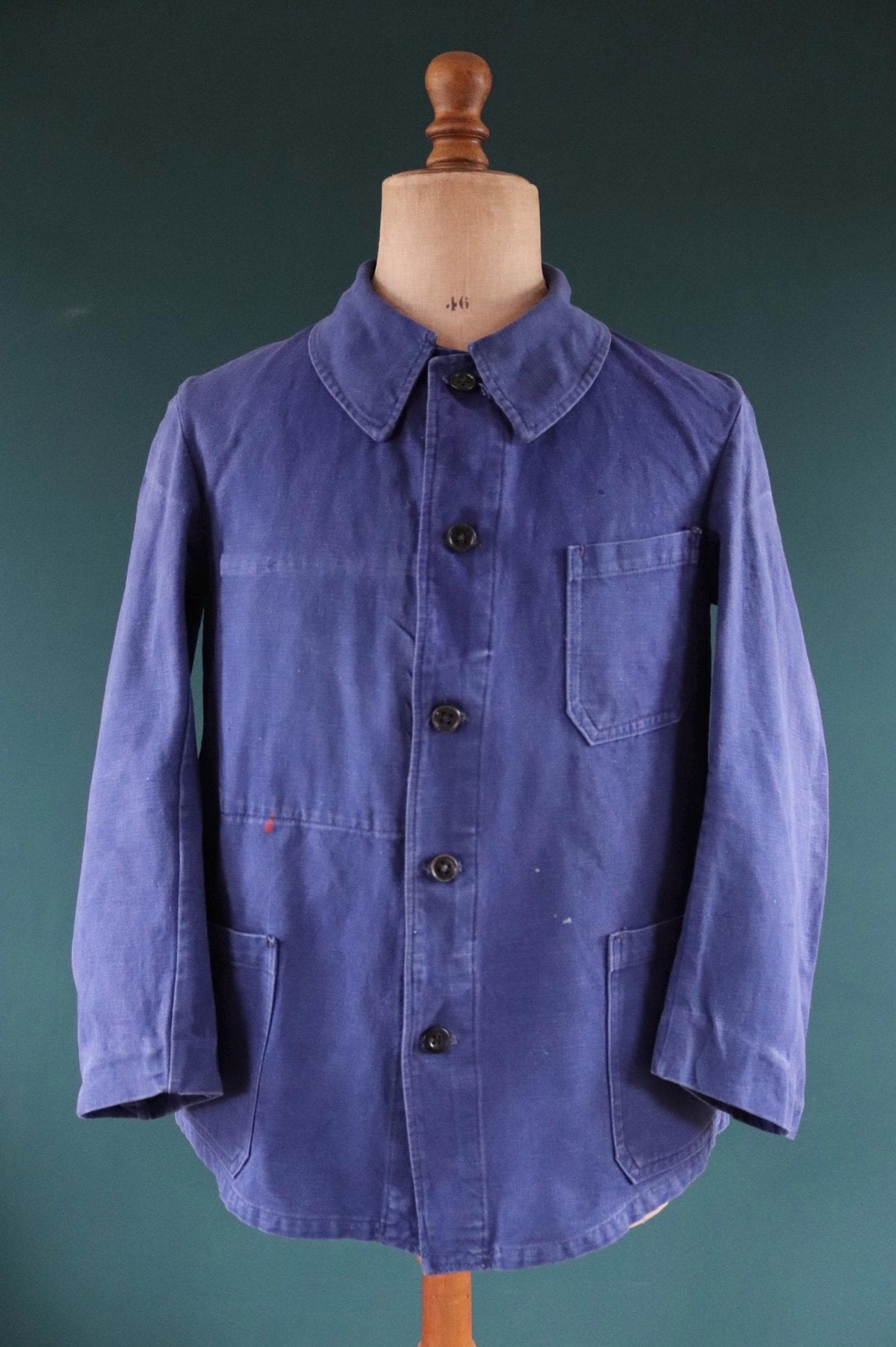 Vintage 1930s French workwear jacket - 1940s chore coat - 43” chest