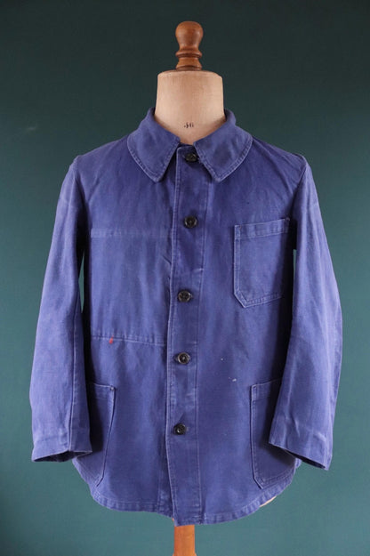 Vintage 1930s French workwear jacket - 1940s chore coat - 43” chest