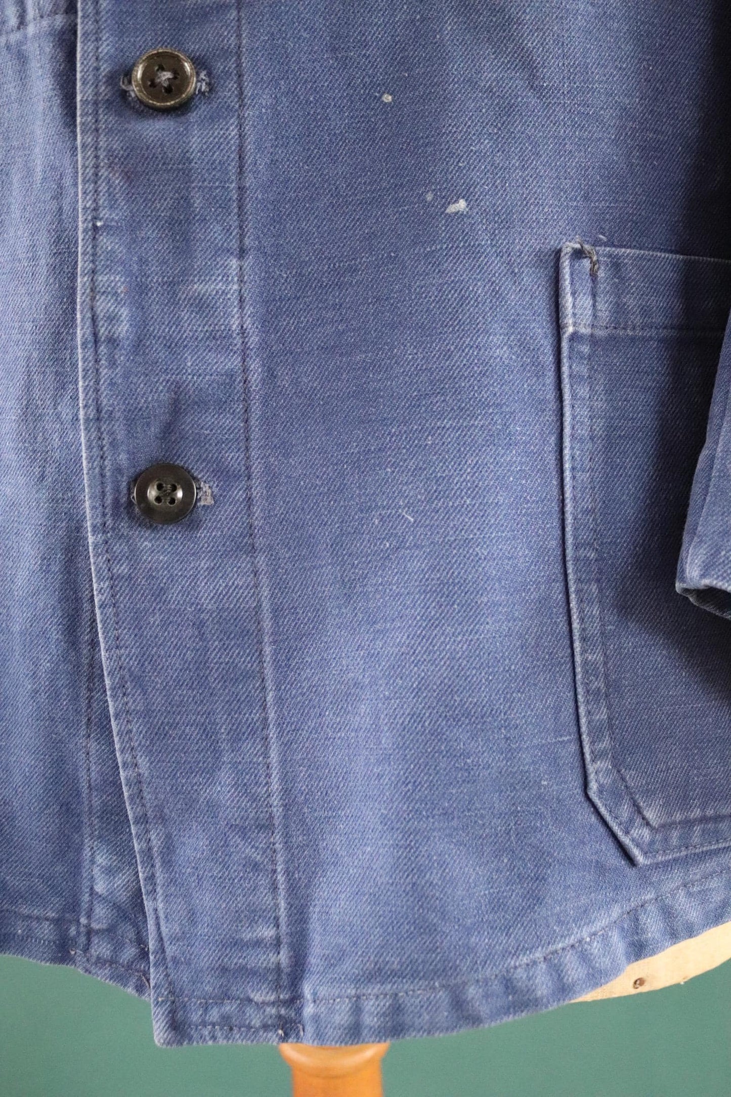 Vintage 1930s French workwear jacket - 1940s chore coat - 43” chest