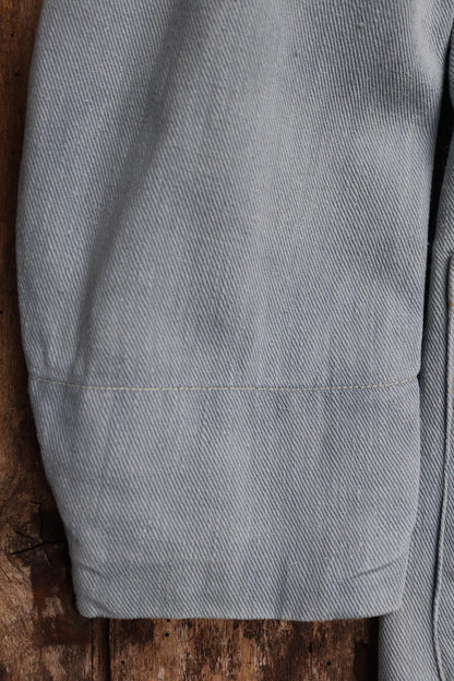 Vintage 1930s French blue workwear jacket - 1940s chore coat - 35" chest