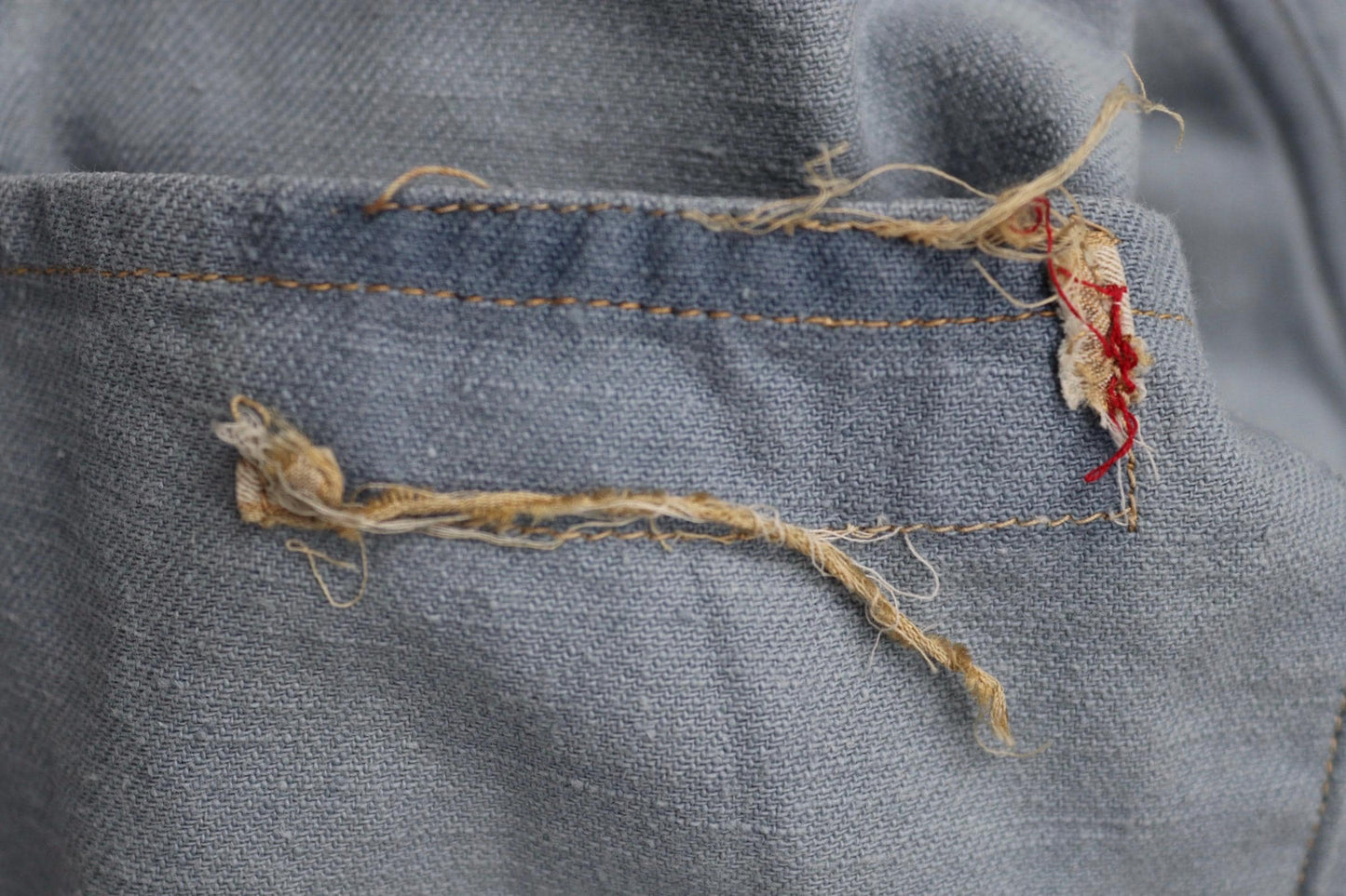 Vintage 1930s French blue workwear jacket - 1940s chore coat - 35" chest