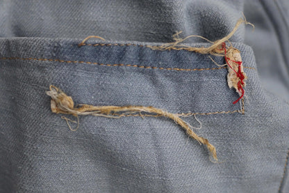 Vintage 1930s French blue workwear jacket - 1940s chore coat - 35" chest