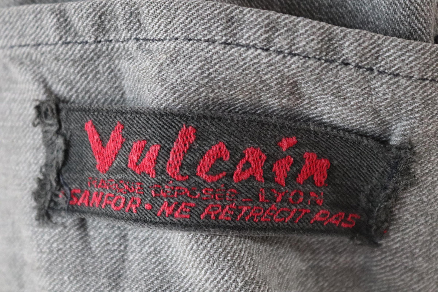 Vintage 1950s French workwear jacket - 1960s overalls - grey duster chore coat - 40” chest