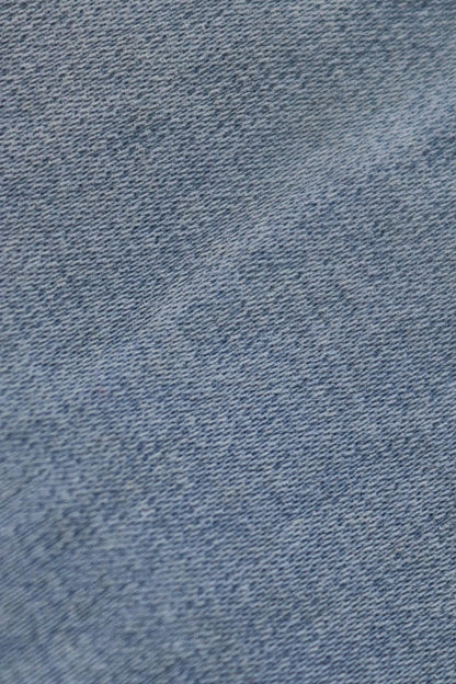 Vintage 1950s French workwear trousers - Le Mont St Michel chore pants - blue moleskin - darned and repaired - 31” x 24”