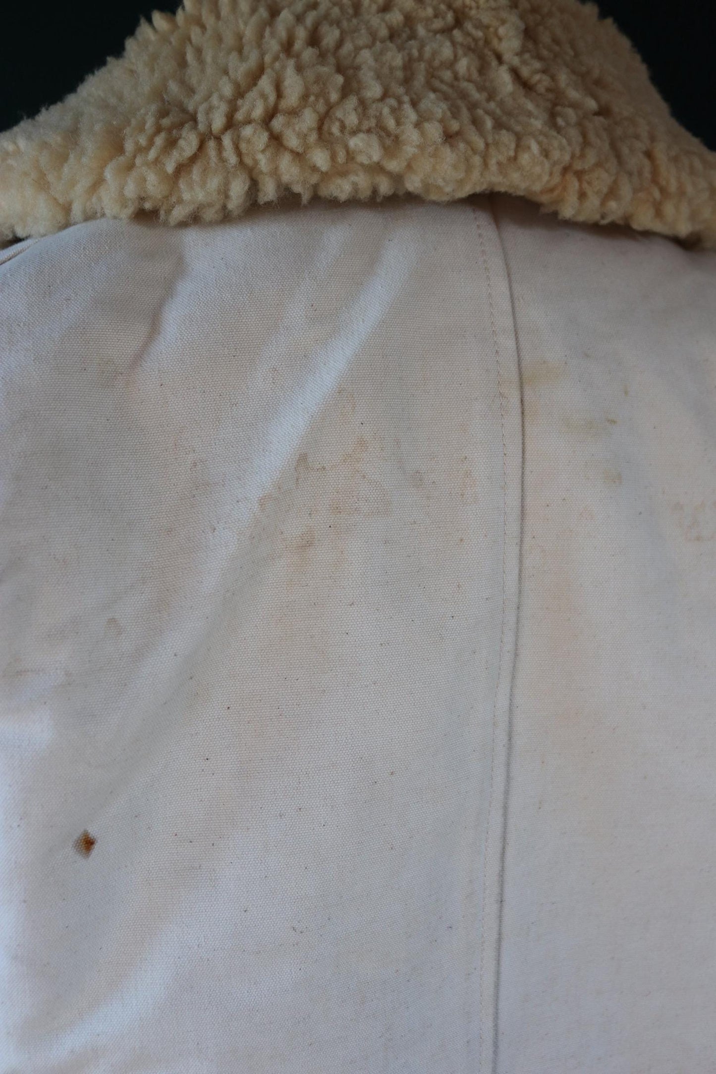 Vintage 1940s Swedish Livpäls sheepskin coat - military greatcoat - 50” chest