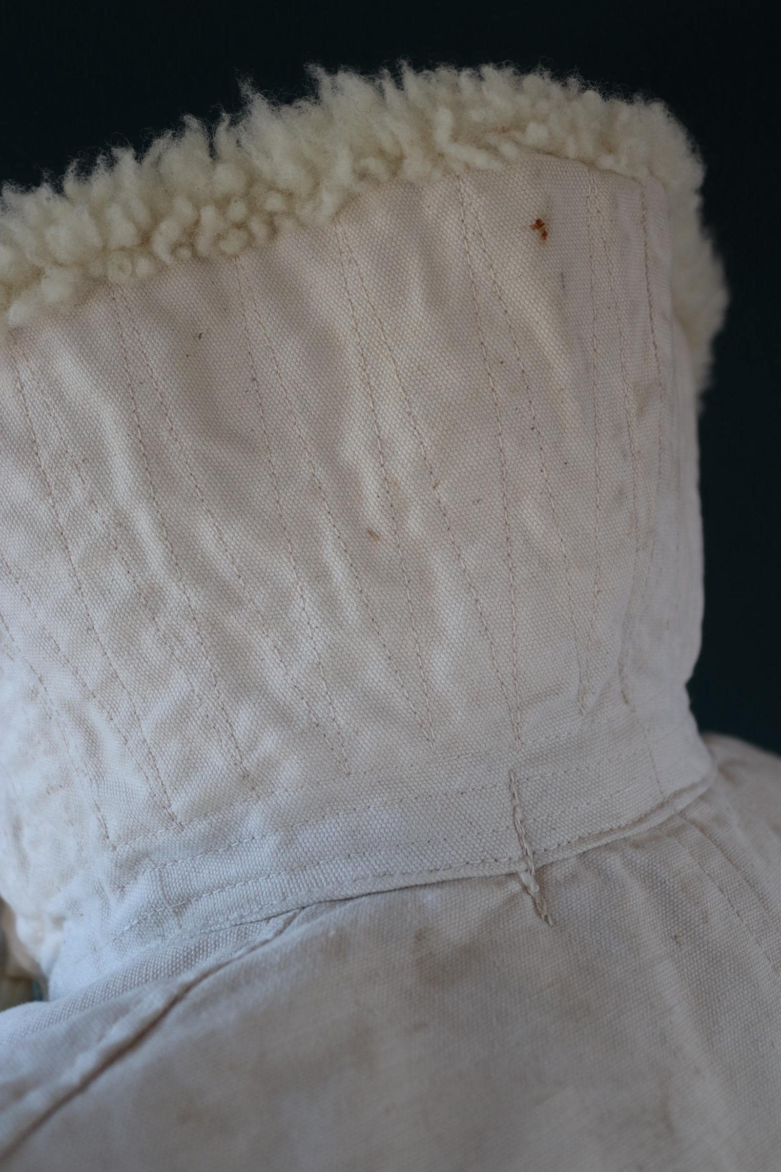 Vintage 1940s Swedish Livpäls sheepskin coat - M1944 - military greatcoat - 47” chest