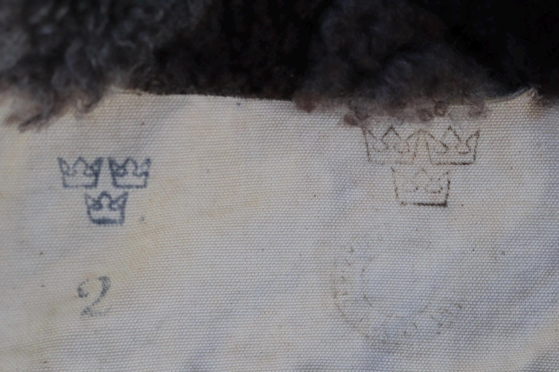 Vintage 1940s Swedish Livpäls sheepskin coat - M1944 - military greatcoat - 47” chest