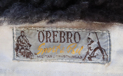 Vintage 1940s Swedish Livpäls sheepskin coat - M1944 - military greatcoat - 47” chest