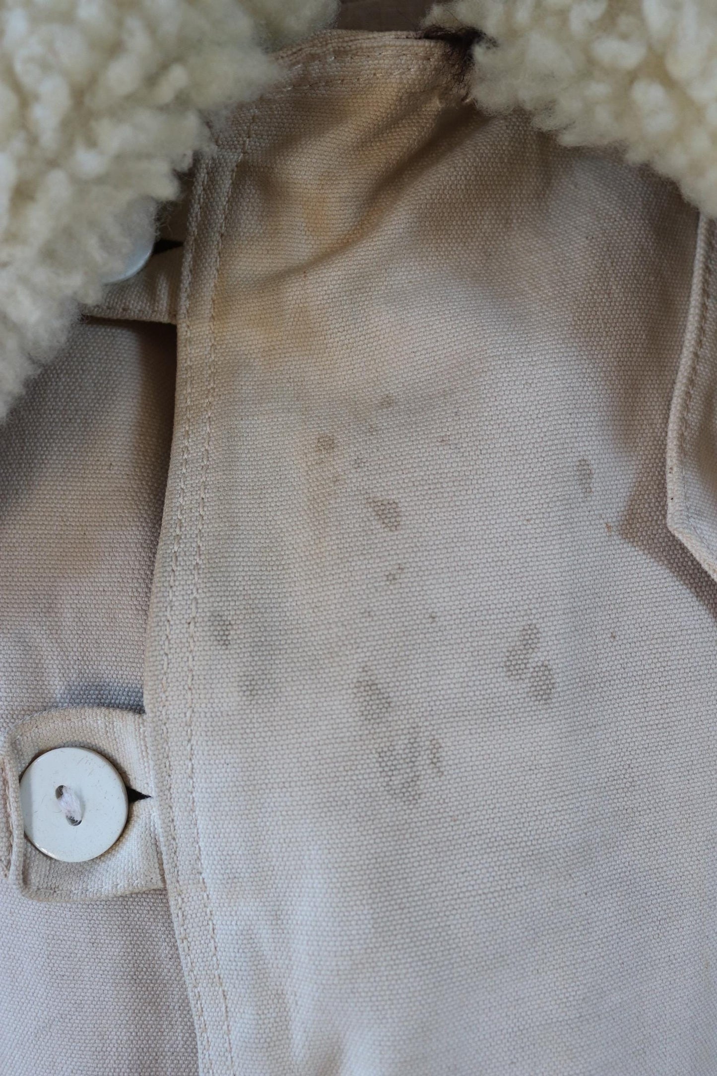 Vintage 1940s Swedish Livpäls sheepskin coat - M1944 - military greatcoat - 47” chest