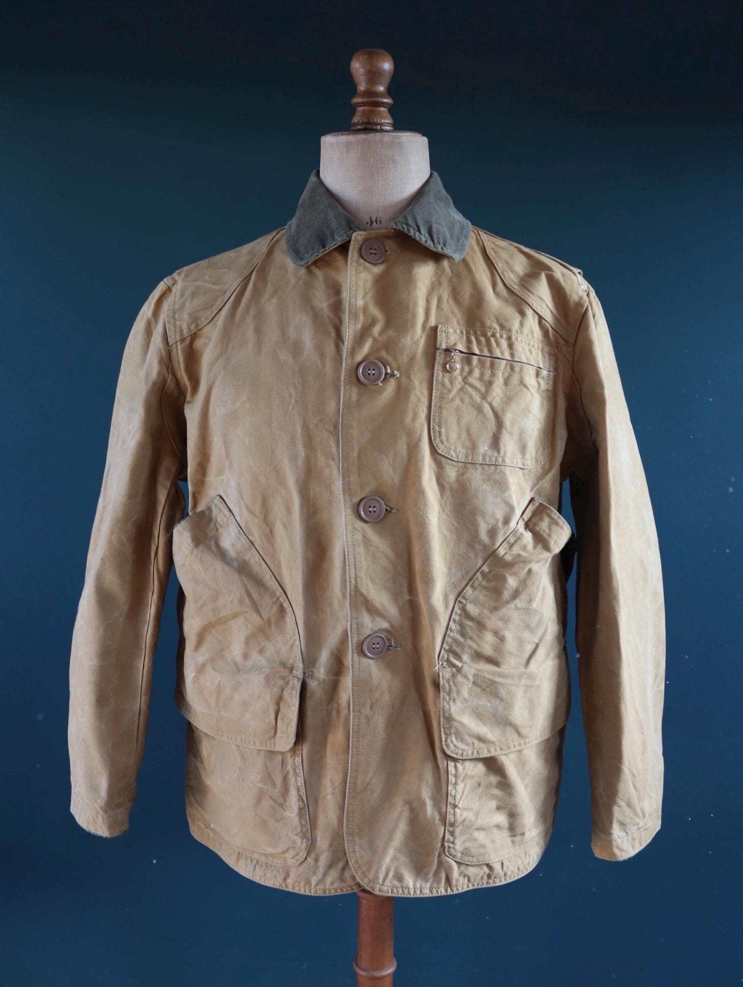 Vintage 1950s LL Bean utility jacket - American workwear - 49" chest