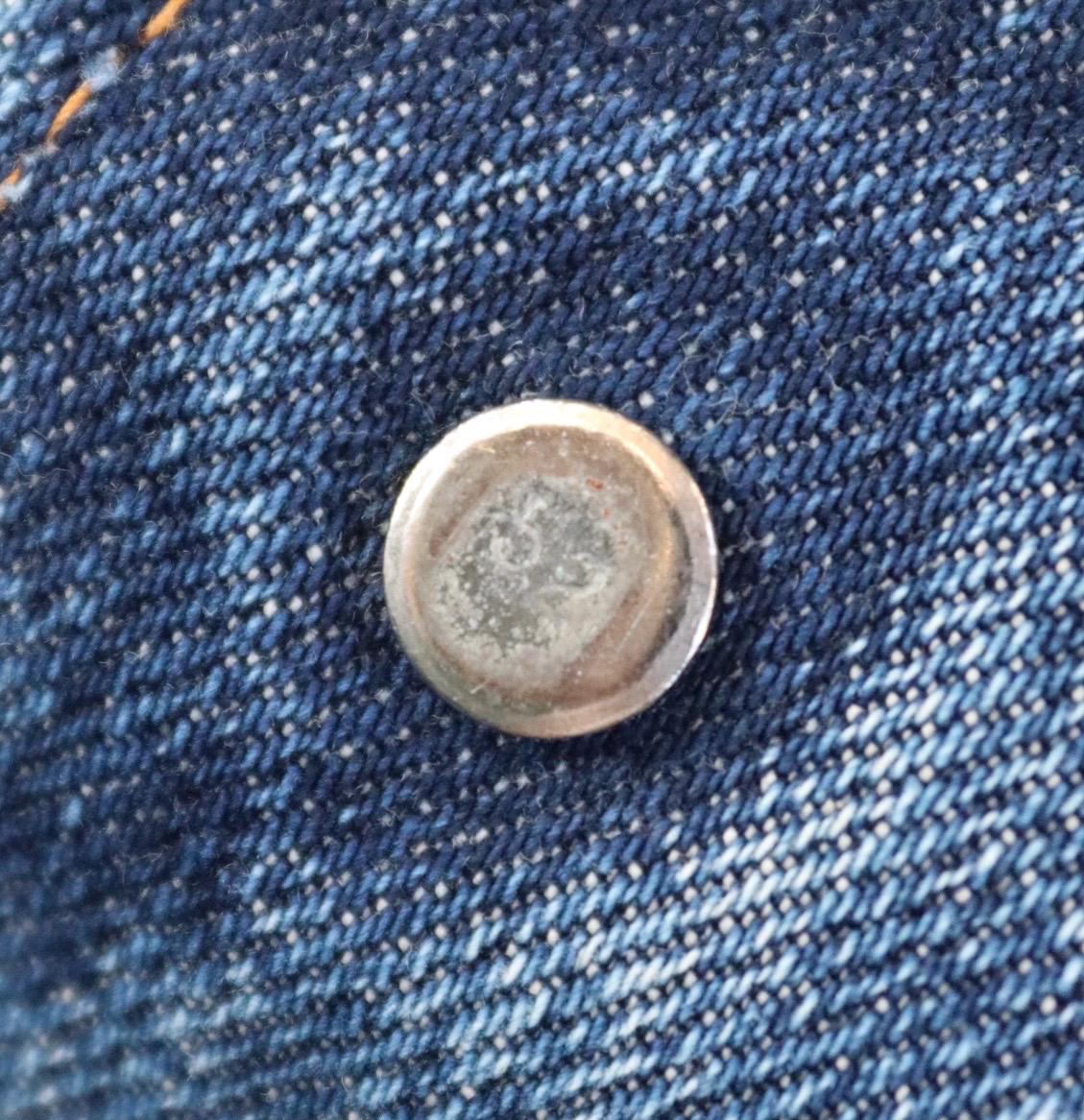 Vintage 1970s Levis big E denim jacket - Levi Strauss red tab - type 3 - trucker workwear - 36” chest