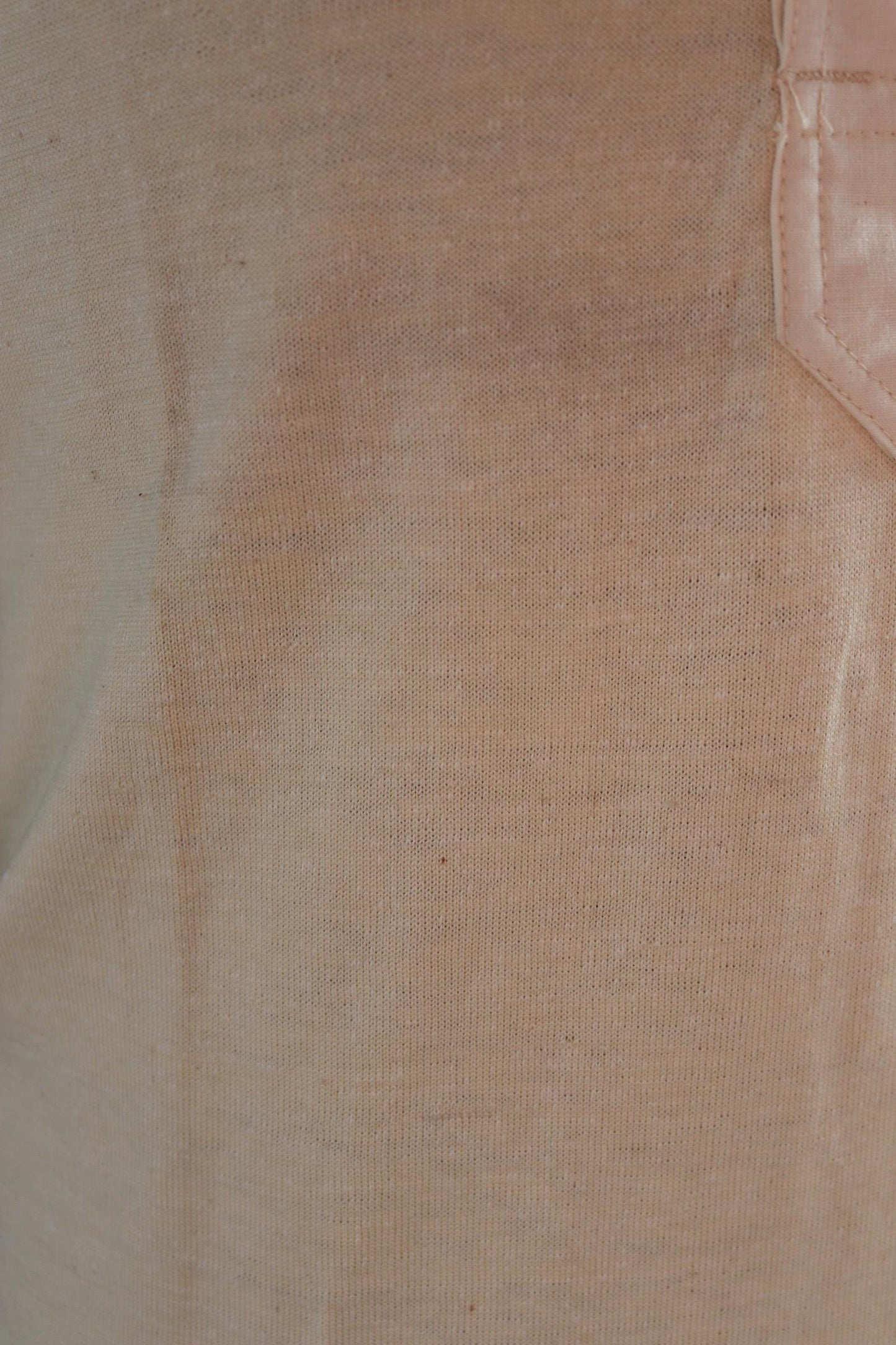 Vintage 1940s 50s French wool undershirt - Henley shirt - thermal base layer - 38" chest