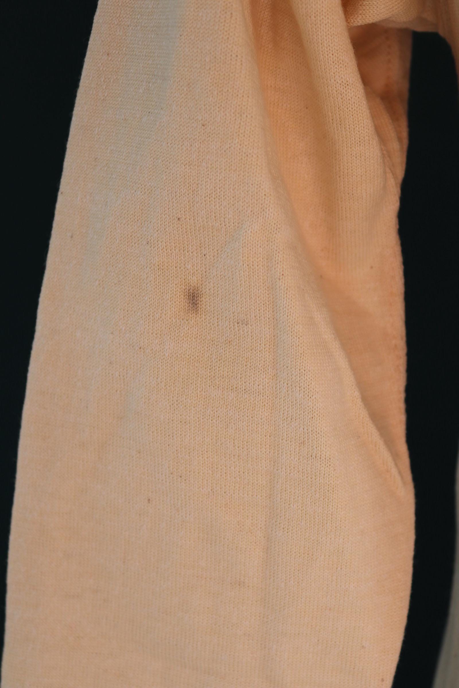 Vintage 1940s 50s French wool undershirt - Henley shirt - thermal base layer - 38" chest