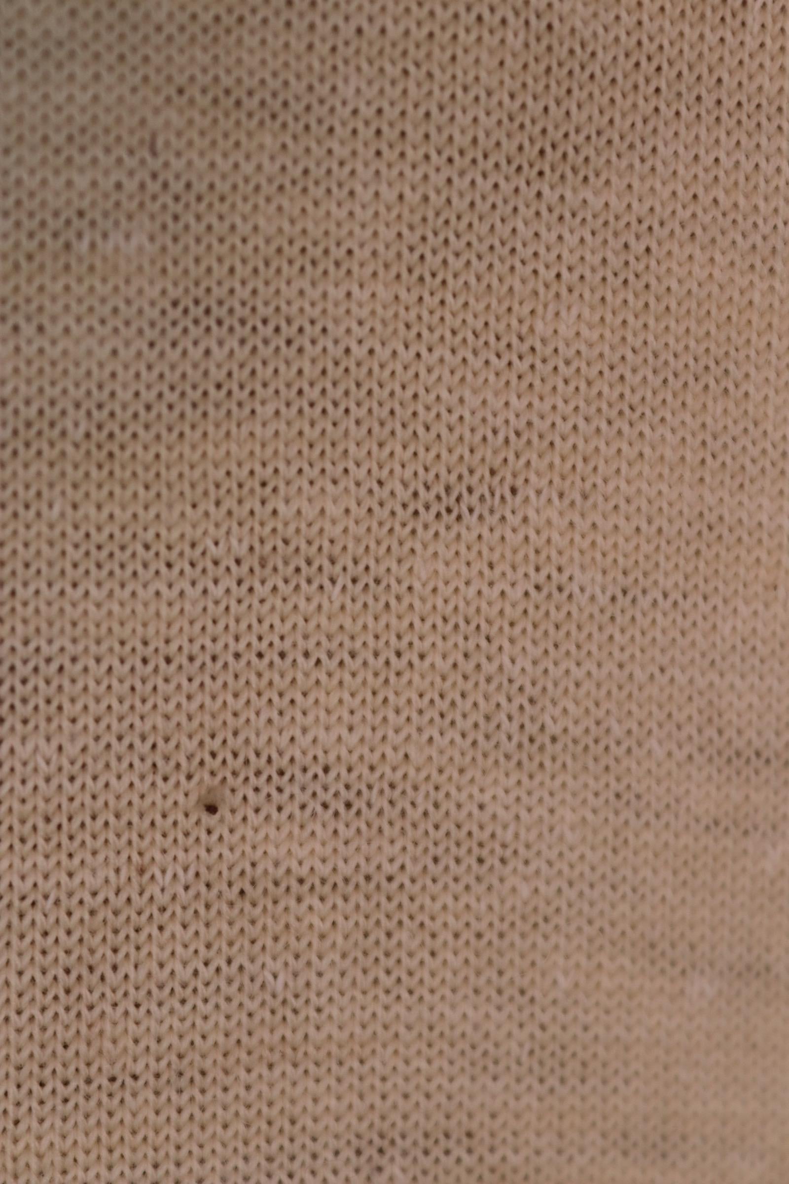 Vintage 1940s 50s French wool undershirt - Henley shirt - thermal base layer - 38" chest