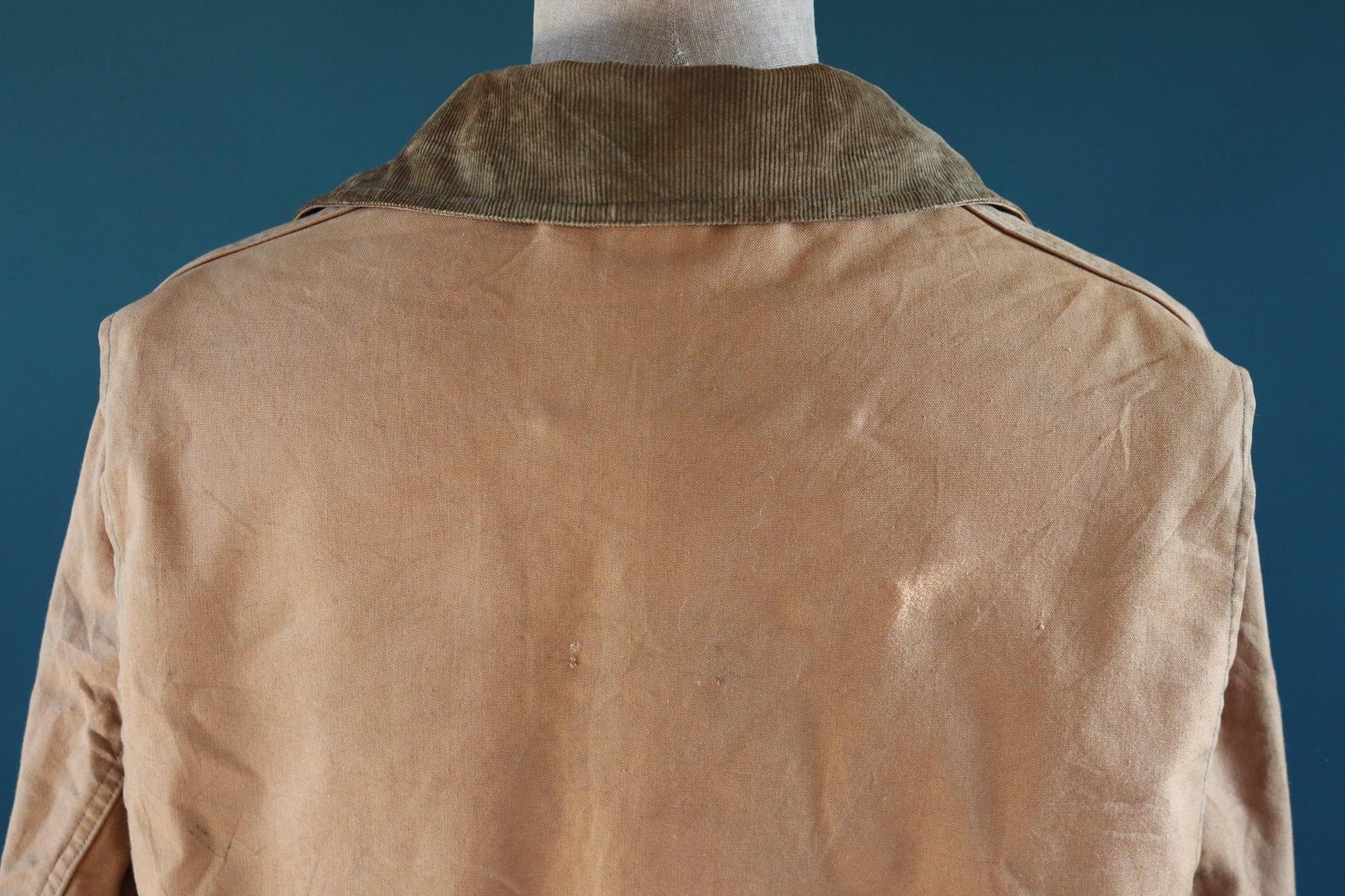 Vintage 1990s LL Bean utility jacket - canvas workwear coat - 51" chest