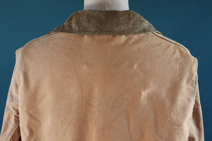 Vintage 1990s LL Bean utility jacket - canvas workwear coat - 51" chest