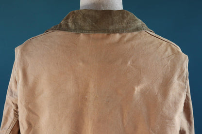 Vintage 1990s LL Bean utility jacket - canvas workwear coat - 51" chest