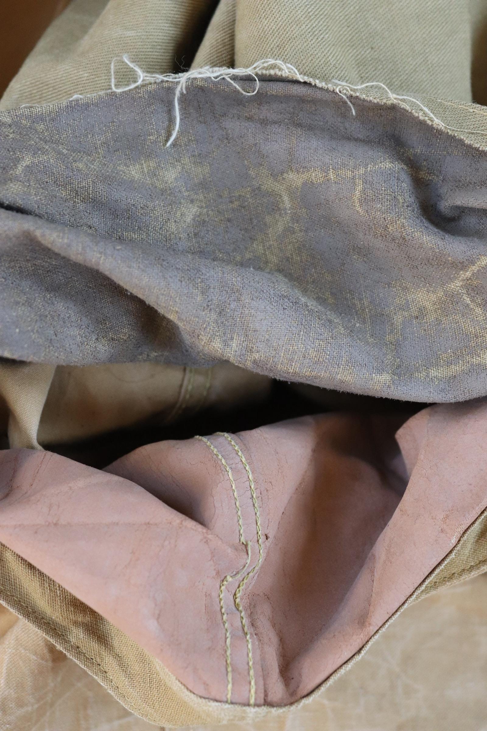 Vintage 1960s canvas workwear jacket - utility chore coat - 46" chest