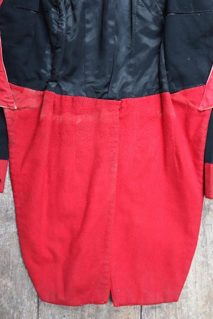 Vintage 1920s French theatre costume - antique opera jacket - military dragoon tail coat - 36” chest