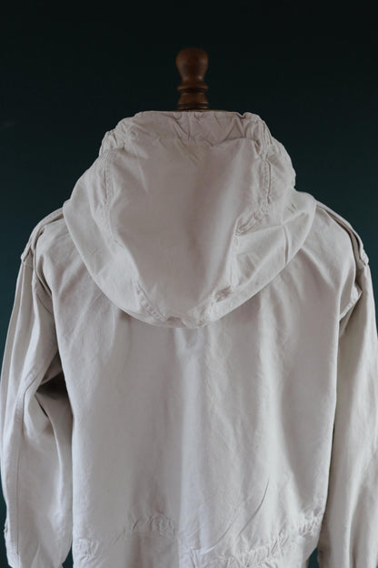 Vintage 1960s Swedish snow blouse smock - snoblus - military anorak - 56” chest